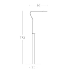 Outlet Meta LED Stehleuchte Stehleuchten|Schlafzimmer