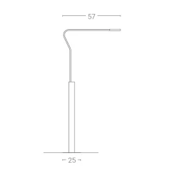 Outlet Meta LED Stehleuchte Stehleuchten|Schlafzimmer