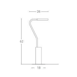 Hot Meta LED Tischleuchte Arbeitszimmer|Büros