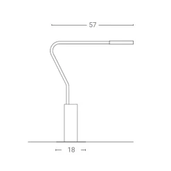Hot Meta LED Tischleuchte Arbeitszimmer|Büros