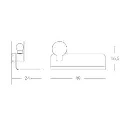 Sketch Wandleuchte Möbel|Wandleuchten